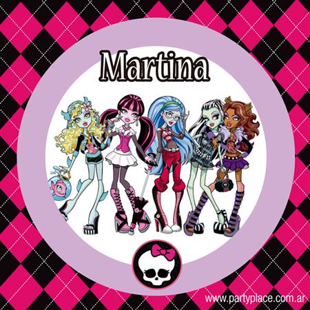 Tarjetitas Monster High 20u Pers