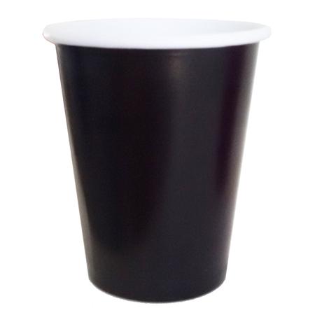Vaso liso negro 6u