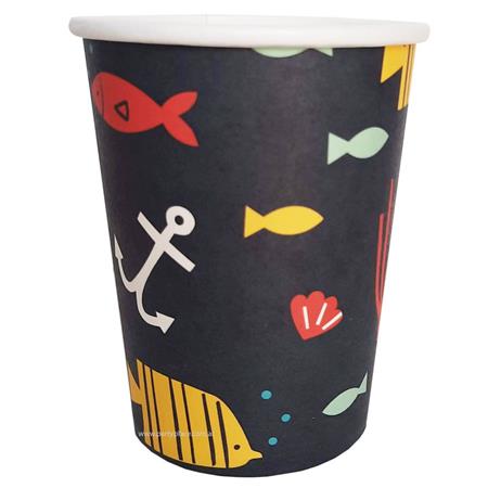 Vaso fondo del mar con iris 10u
