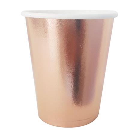 Vaso liso met rose gold 6u