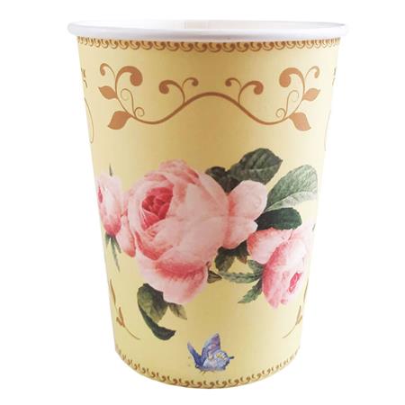 Vaso amarillo Vintage 6u