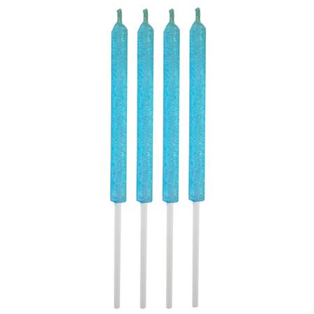 Velas de gibré mediana celeste 4u
