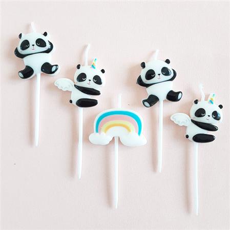 Velas Mini Panda x5