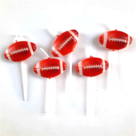 Velas Mini pelotas de rugby x5