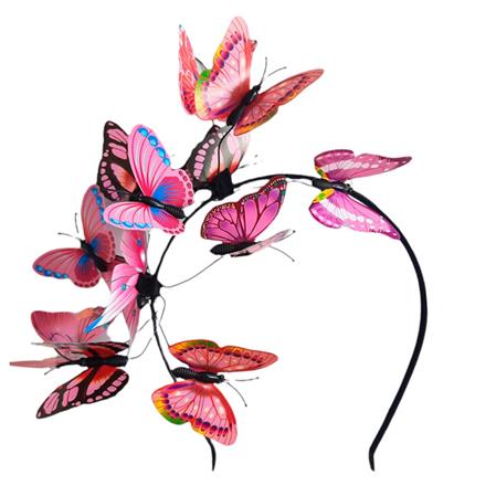 Vincha con mariposas