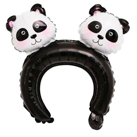 Vincha globo panda