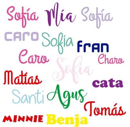 Vinilo Grande para pared (elegí la tipografía y color)